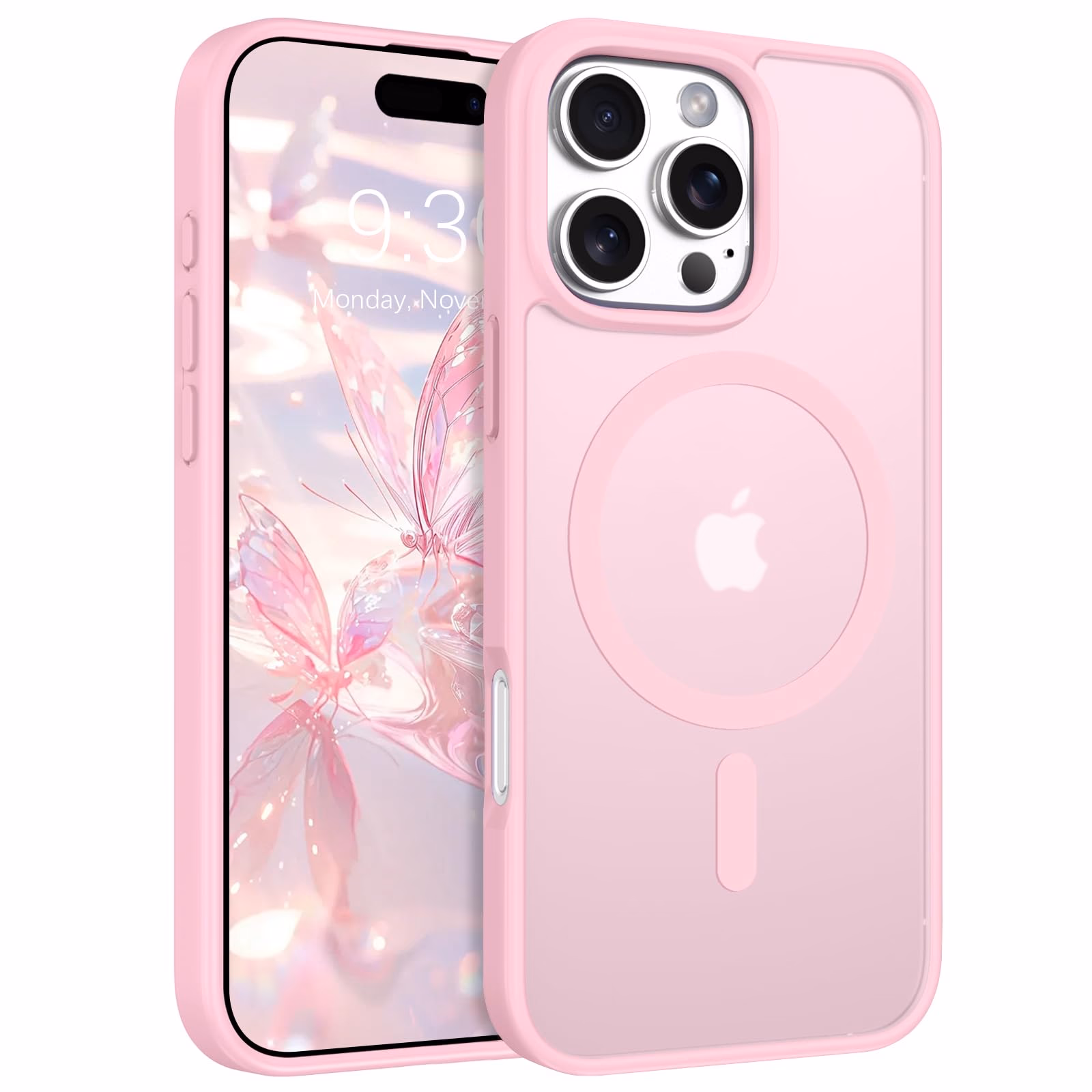 iPhone 15/14/13 - Smoke MagSafe - Baby Pink