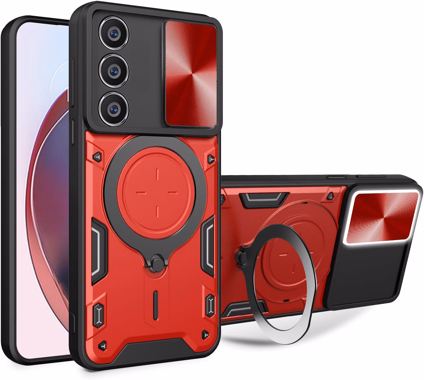Samsung S23FE - Slide Armor w/ MagSafe - Red