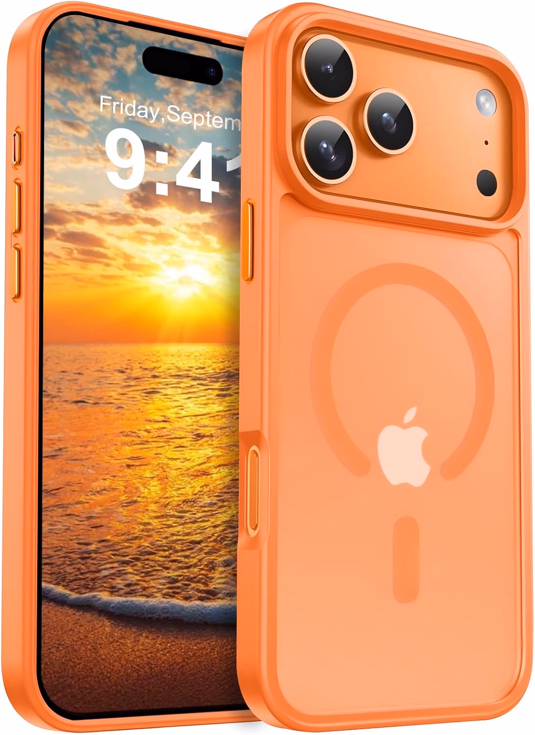 iPhone 15/14/13 - Smoke MagSafe - Orange