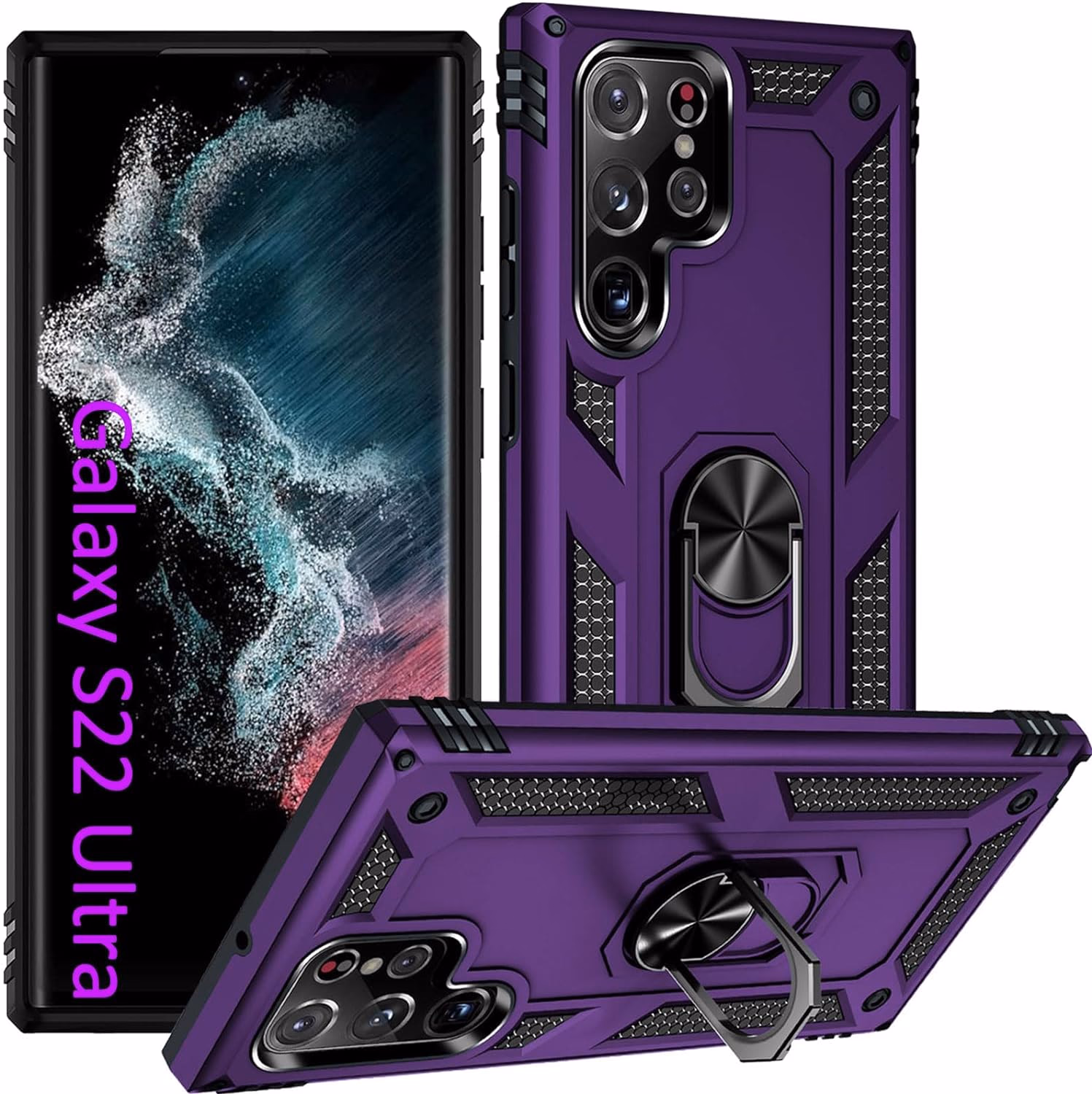 Samsung S21FE - Army Ring - Purple