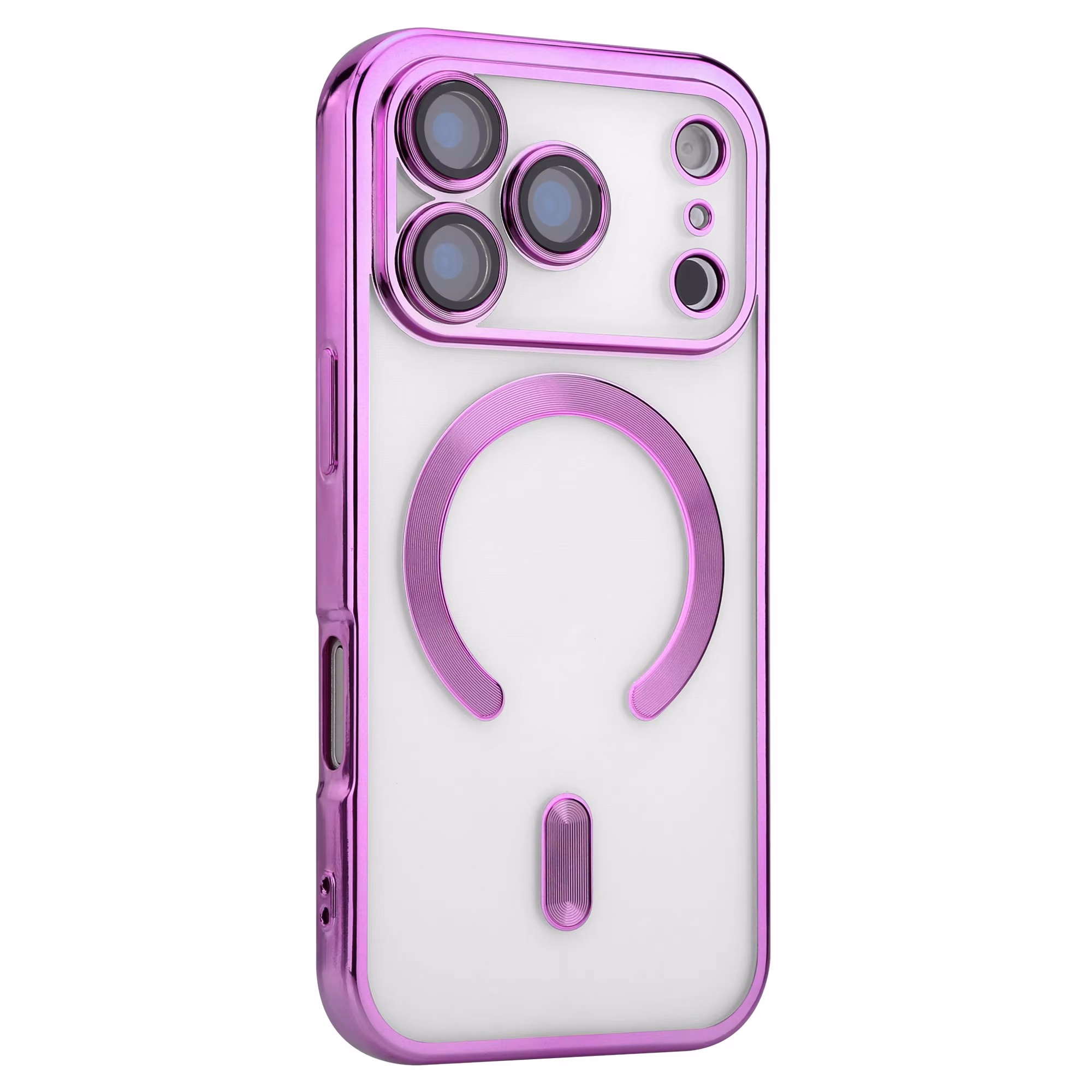 iPhone 17 Pro Max - Chrome Magsafe + Lens - Purple