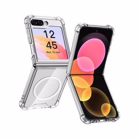 Acrylic Hard Case w/ MagSafe - Samsung Galaxy Z Flip 7 - Clear