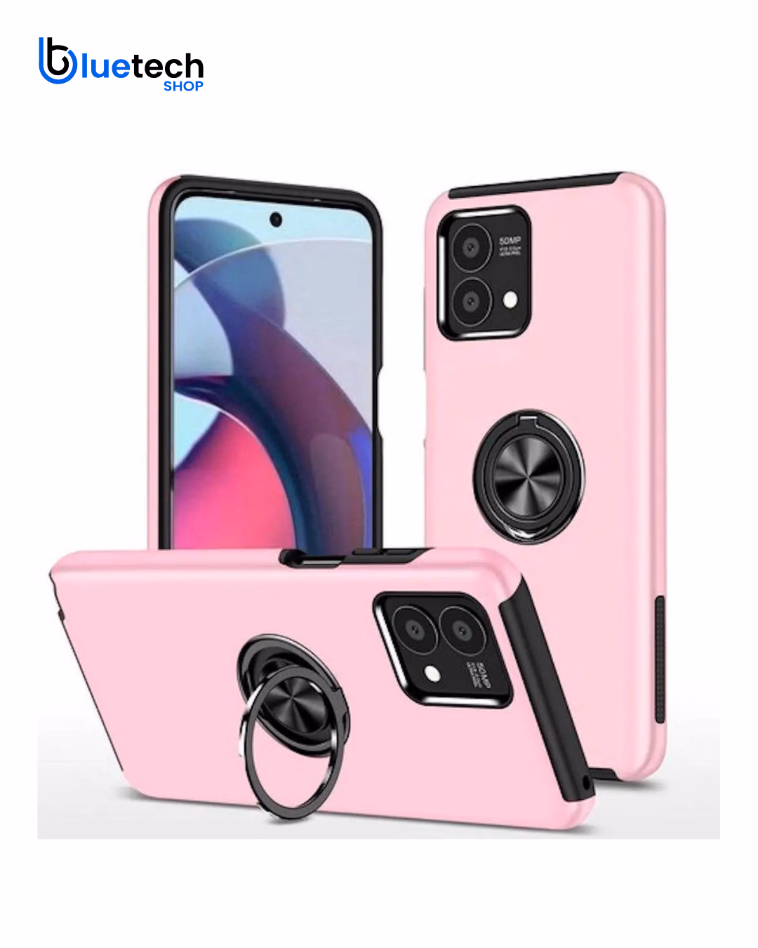 Motorola Edge 2023 - Invisible Ring - Pink