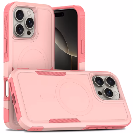 iPhone 15 - MagSafe Defense Compact - Baby Pink