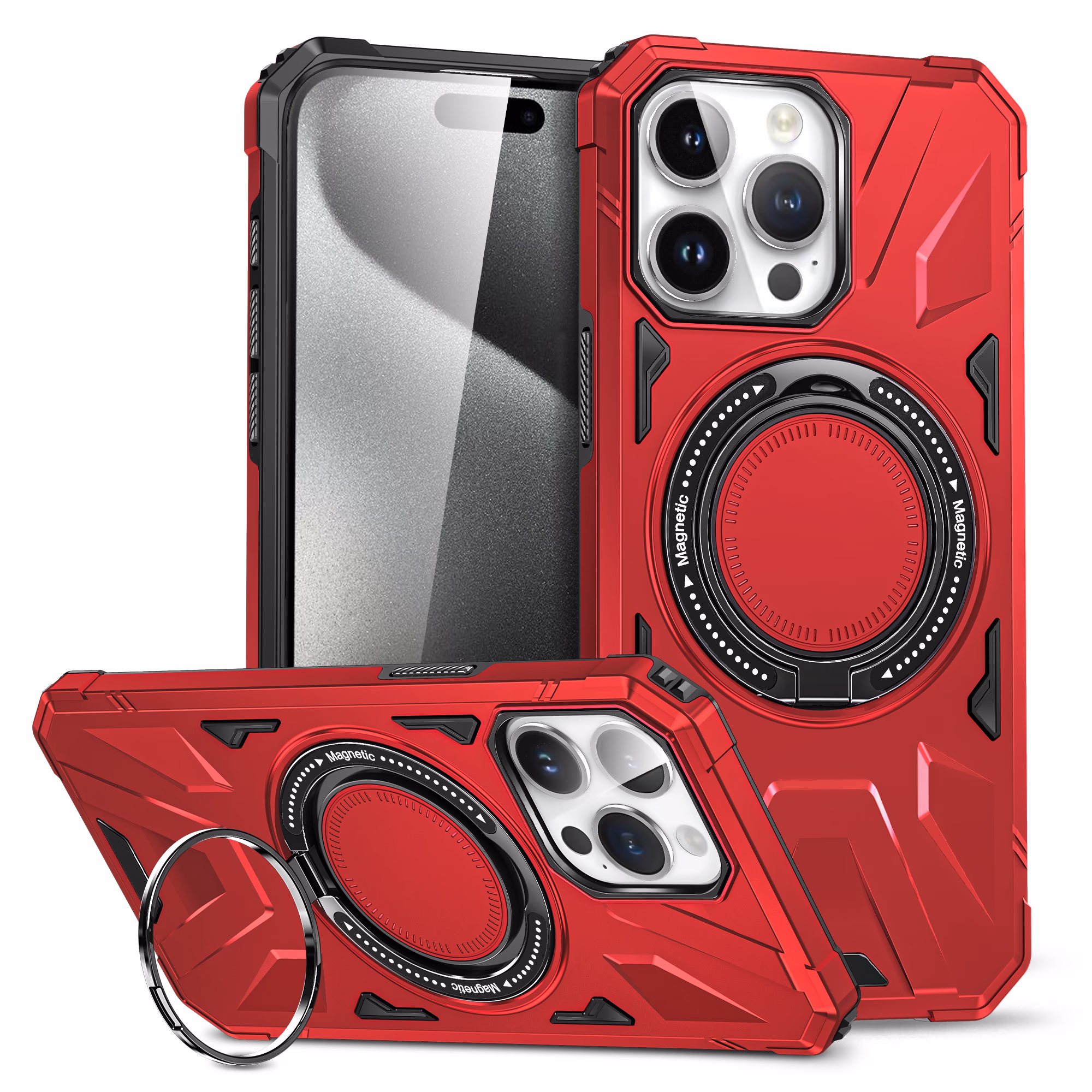 iPhone 16 Pro - Titan Case w/ MagSafe - Red