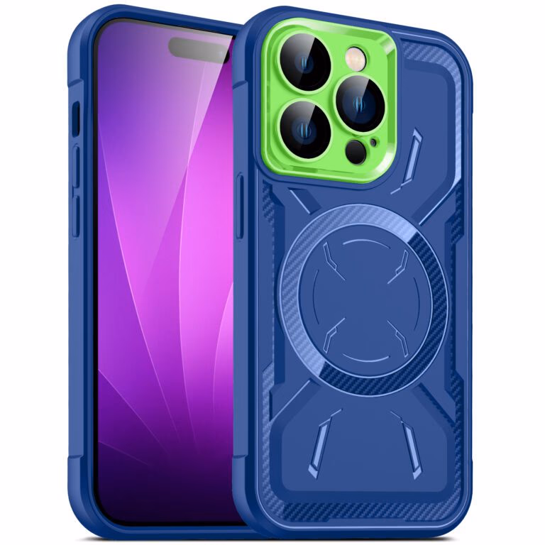 iPhone 15 Pro - Tough Mag (MagSafe) Cover - Navy Blue