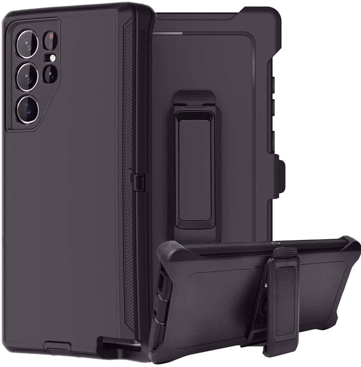 Samsung S25 Ultra - Mag-Defense w/Clip - Black