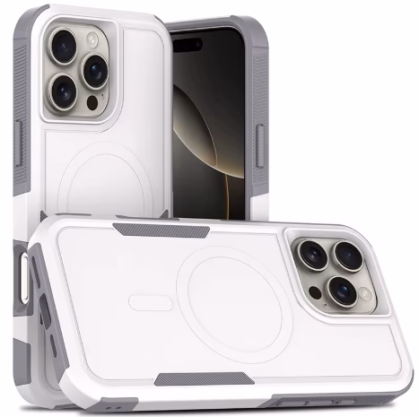 iPhone 15 - MagSafe Defense Compact - Ice White