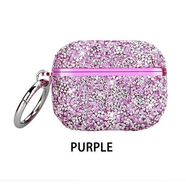 Airpod Pro 1/2 - Stone Diamond - Purple