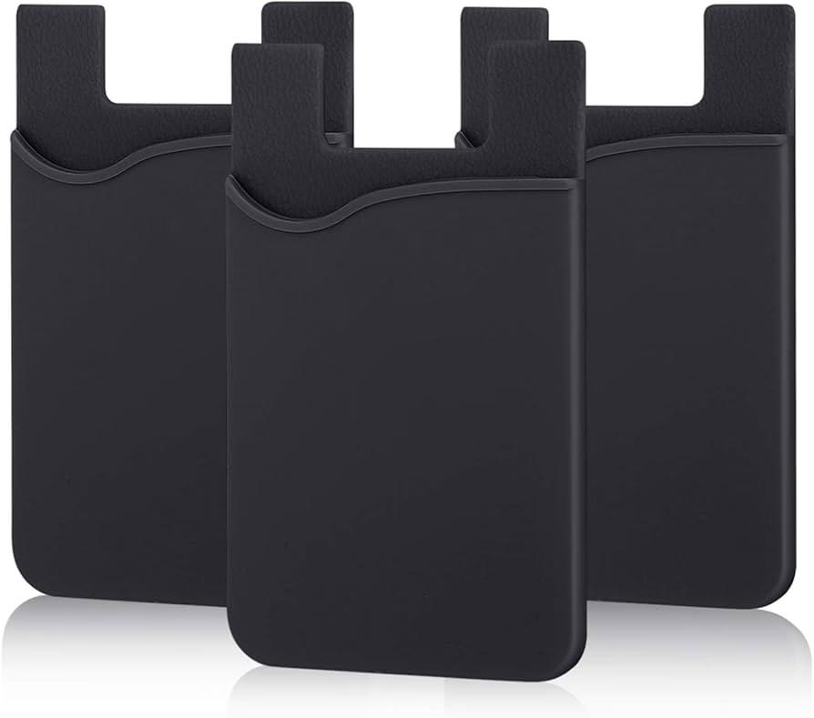 Silicone Card Holding Sticker - Black
