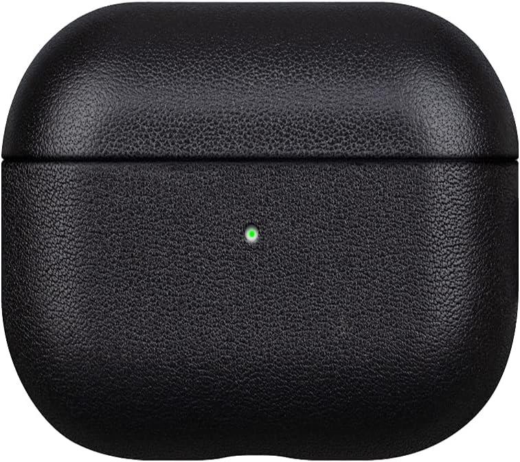 Airpod Pro 3 - Leatherette Case - Black