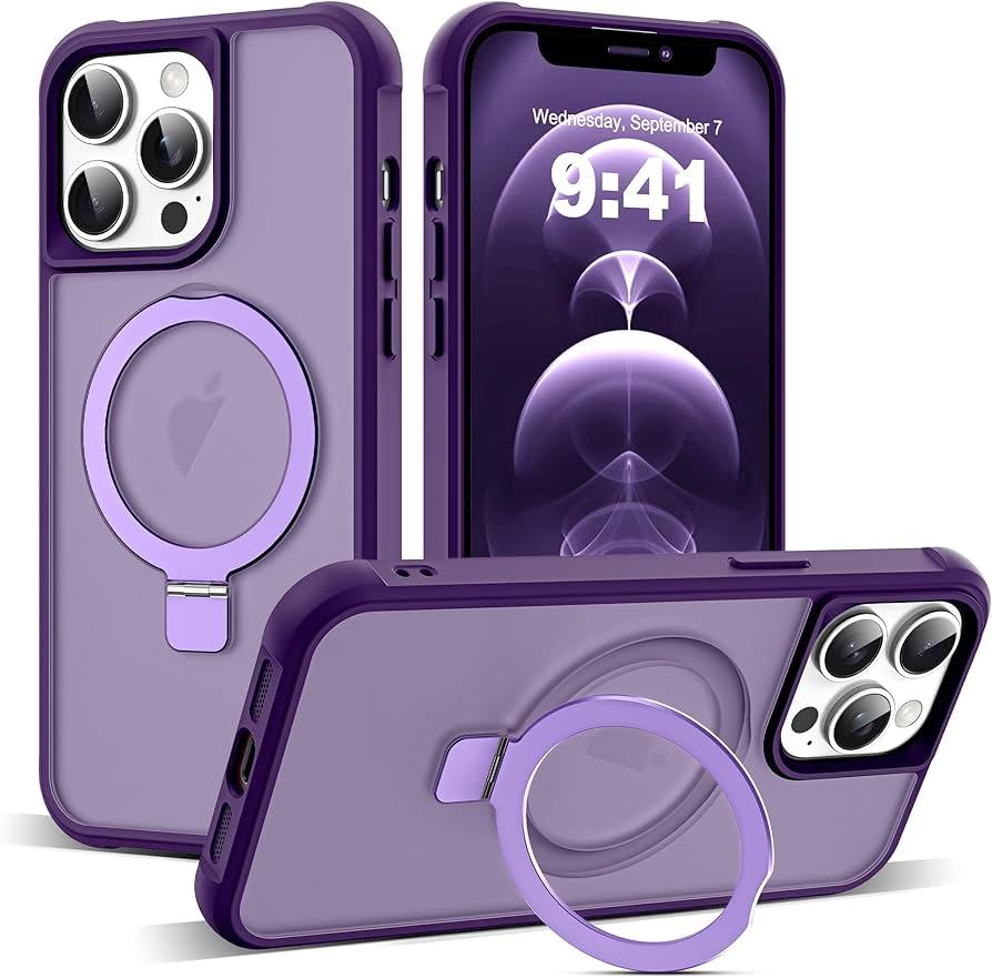 iPhone 16 Pro Max - Shield MagStand w/ Lens - Purple