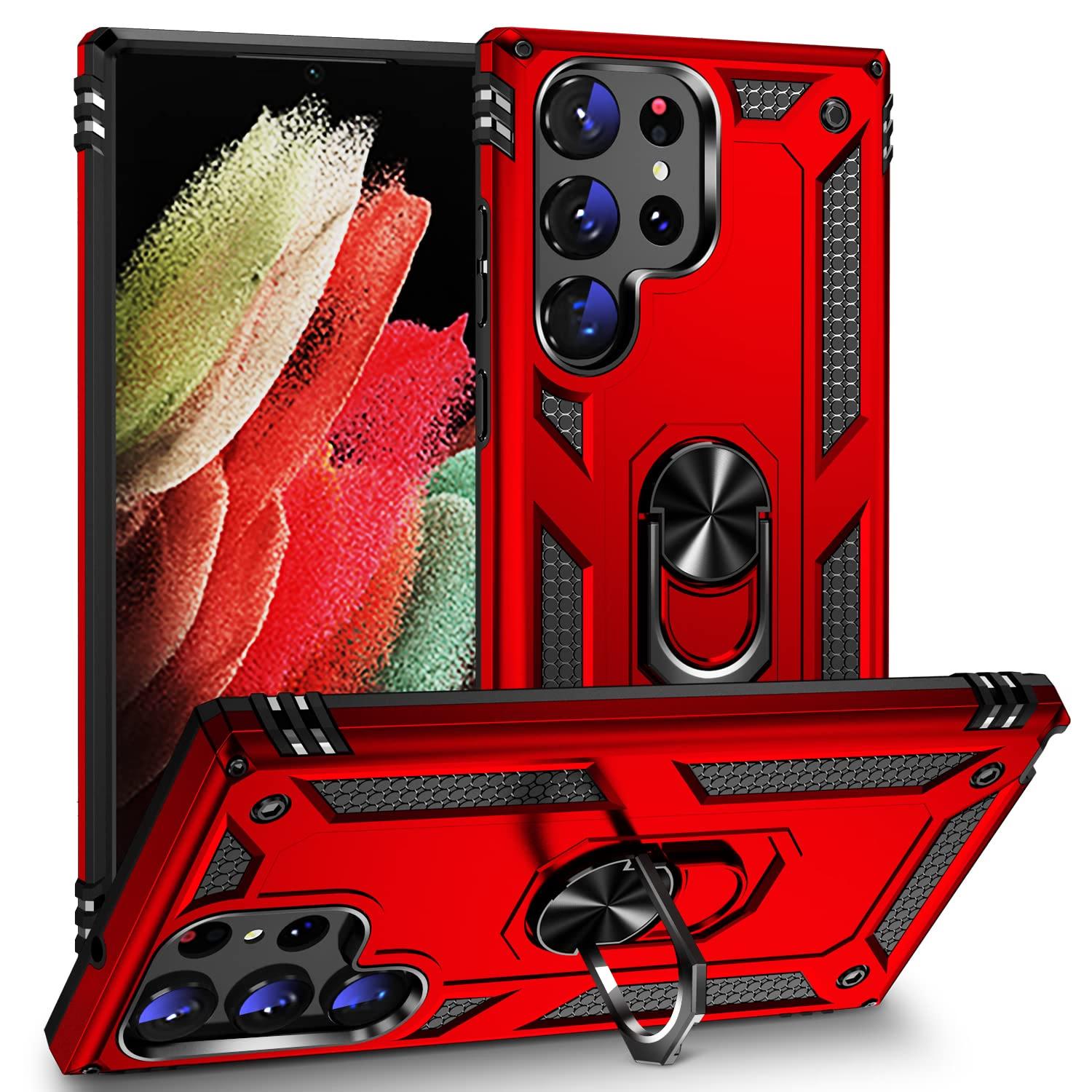 Samsung S23 Ultra - Army Ring - Red