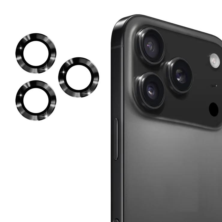 iPhone 17 Pro/iPhone 17 Pro Max - Metal Ring Camera - Black