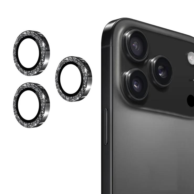 iPhone 17 Pro/iPhone 17 Pro Max - Sparkle Ring Camera - Black
