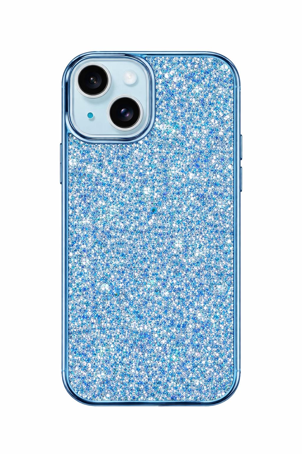 iPhone 15 - Stone Diamond Case - Blue
