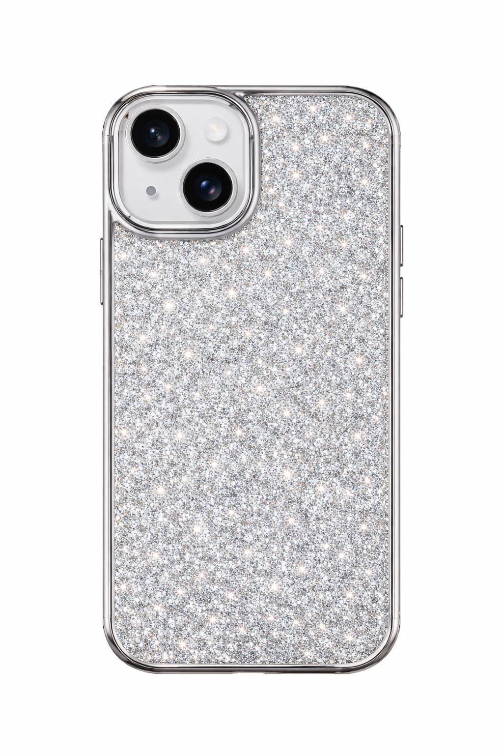 iPhone 15 - Stone Diamond Case - Silver
