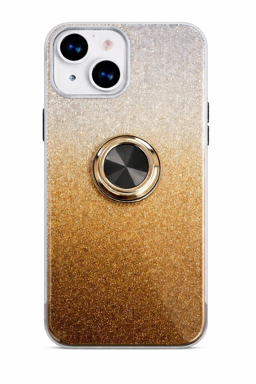 iPhone 15 - Fusion Chrome Ring Case - Gold