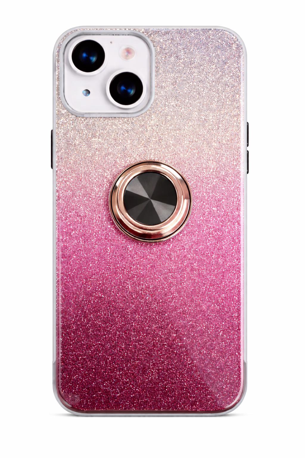 iPhone 15 - Fusion Chrome Ring Case - Pink