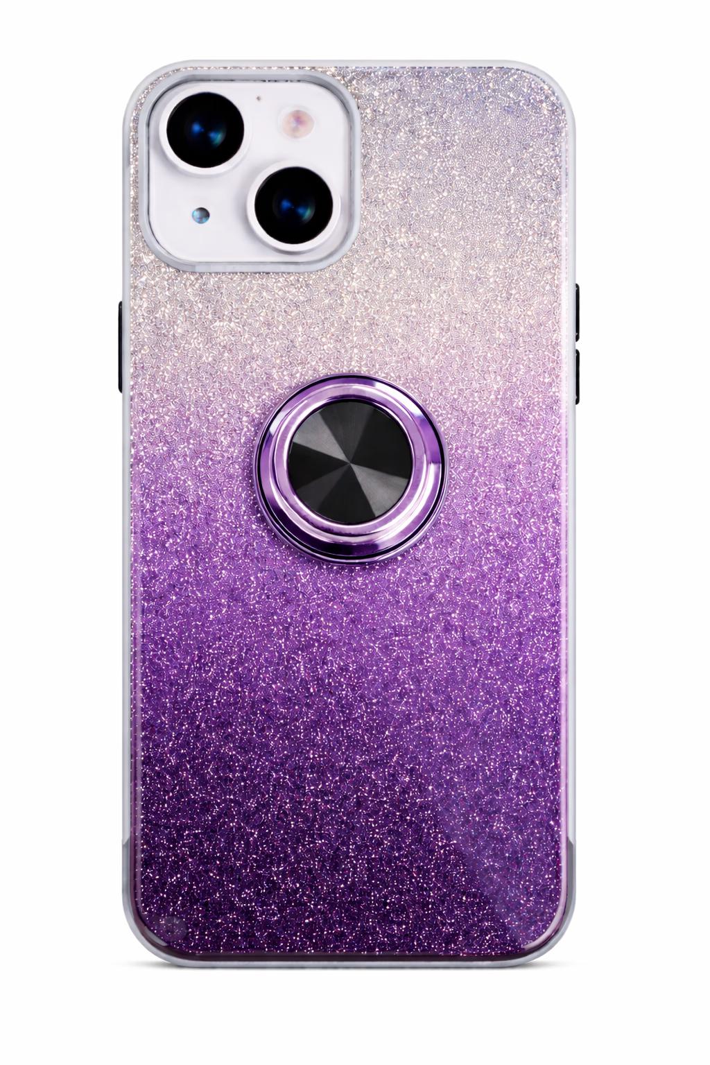 iPhone 15 - Fusion Chrome Ring Case - Purple