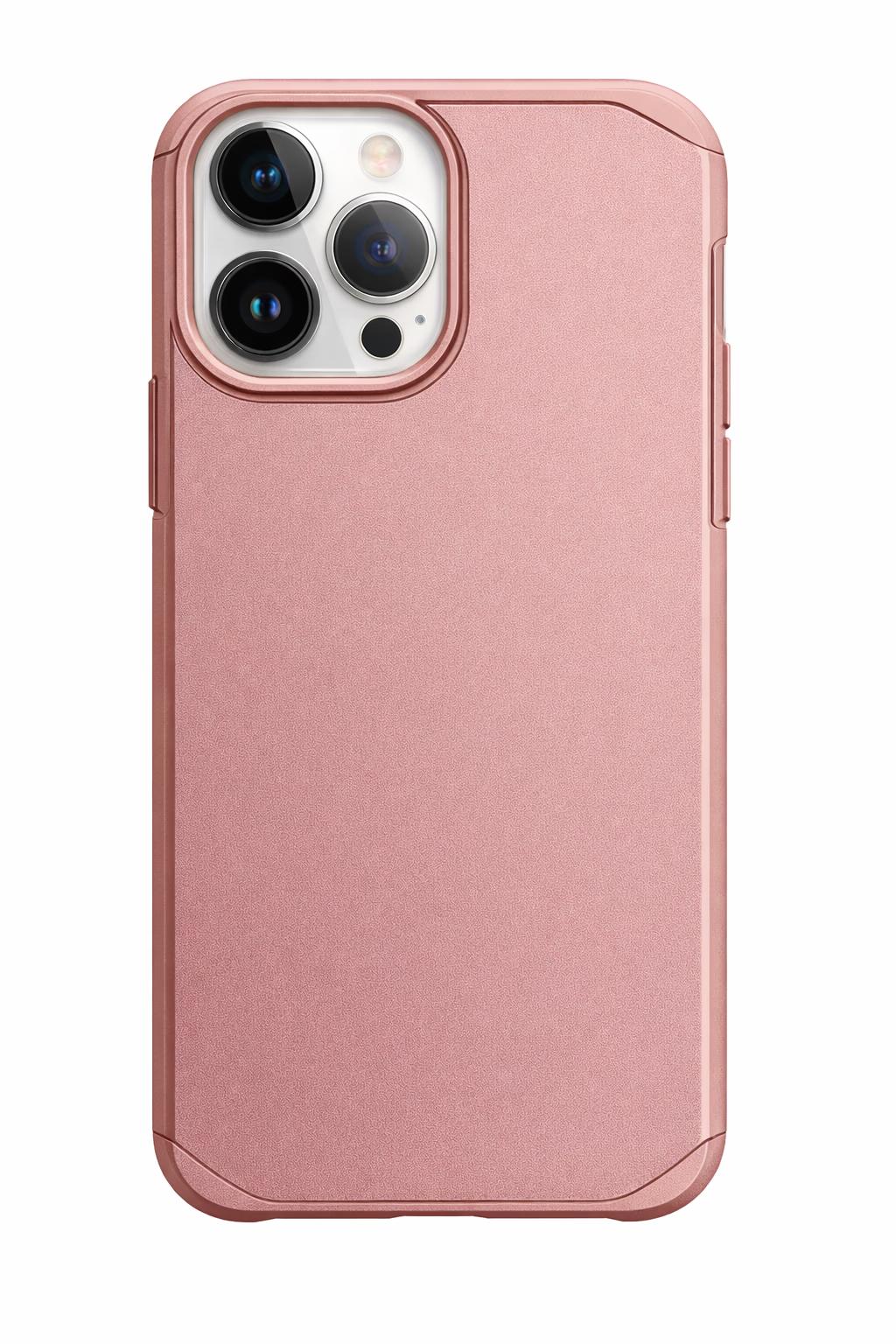 iPhone 13 Pro Max - Sleek Armor Case - Rose Gold