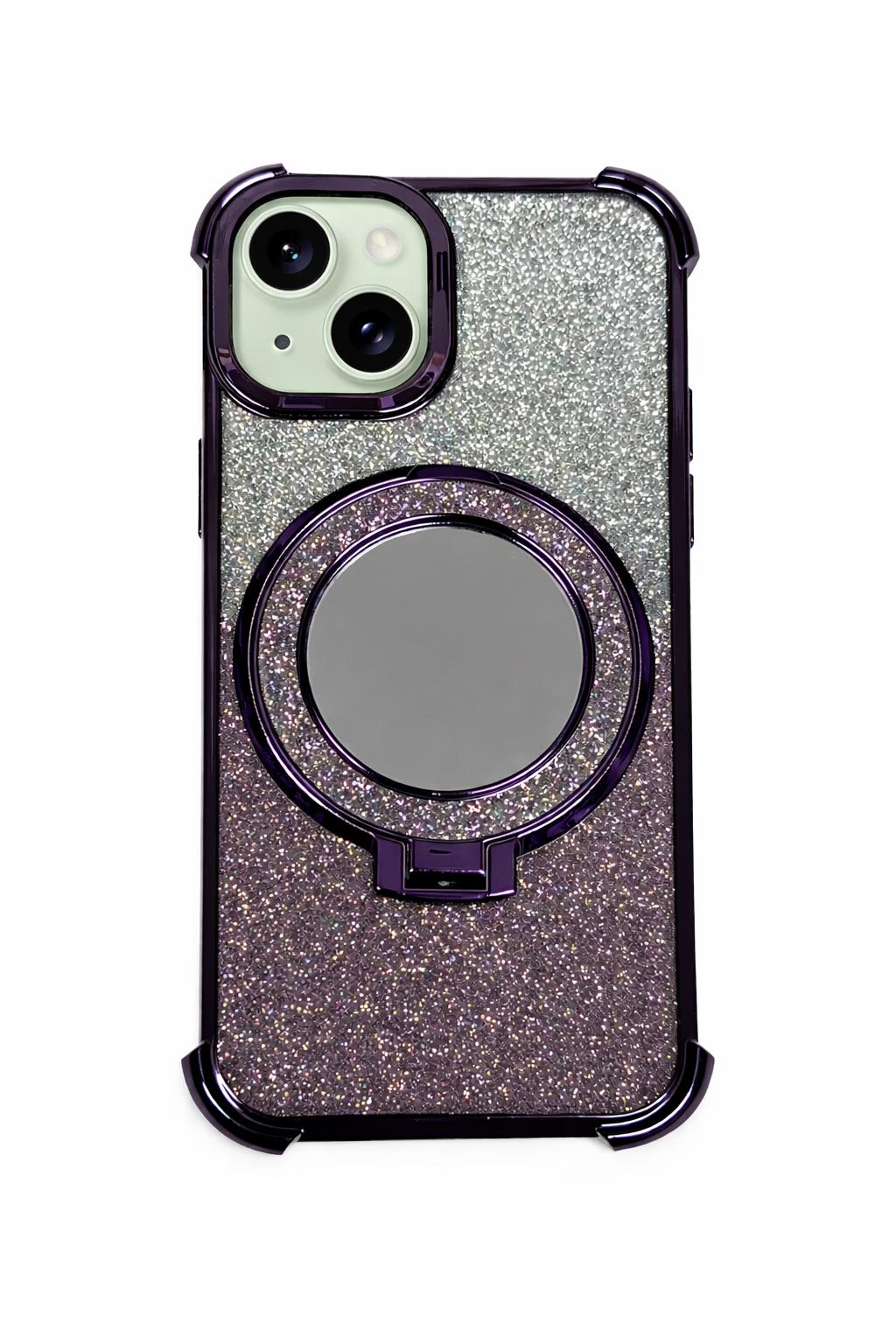 iPhone 15 - Shimmer Mirror w/MagSafe - Purple