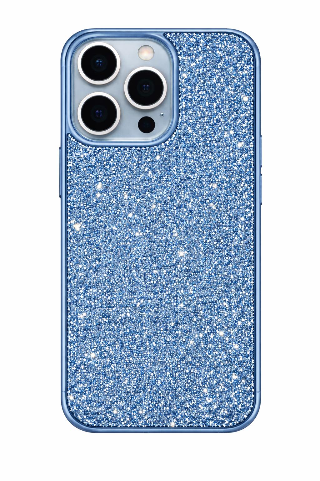 iPhone 15 Pro Max - Stone Diamond Case - Blue