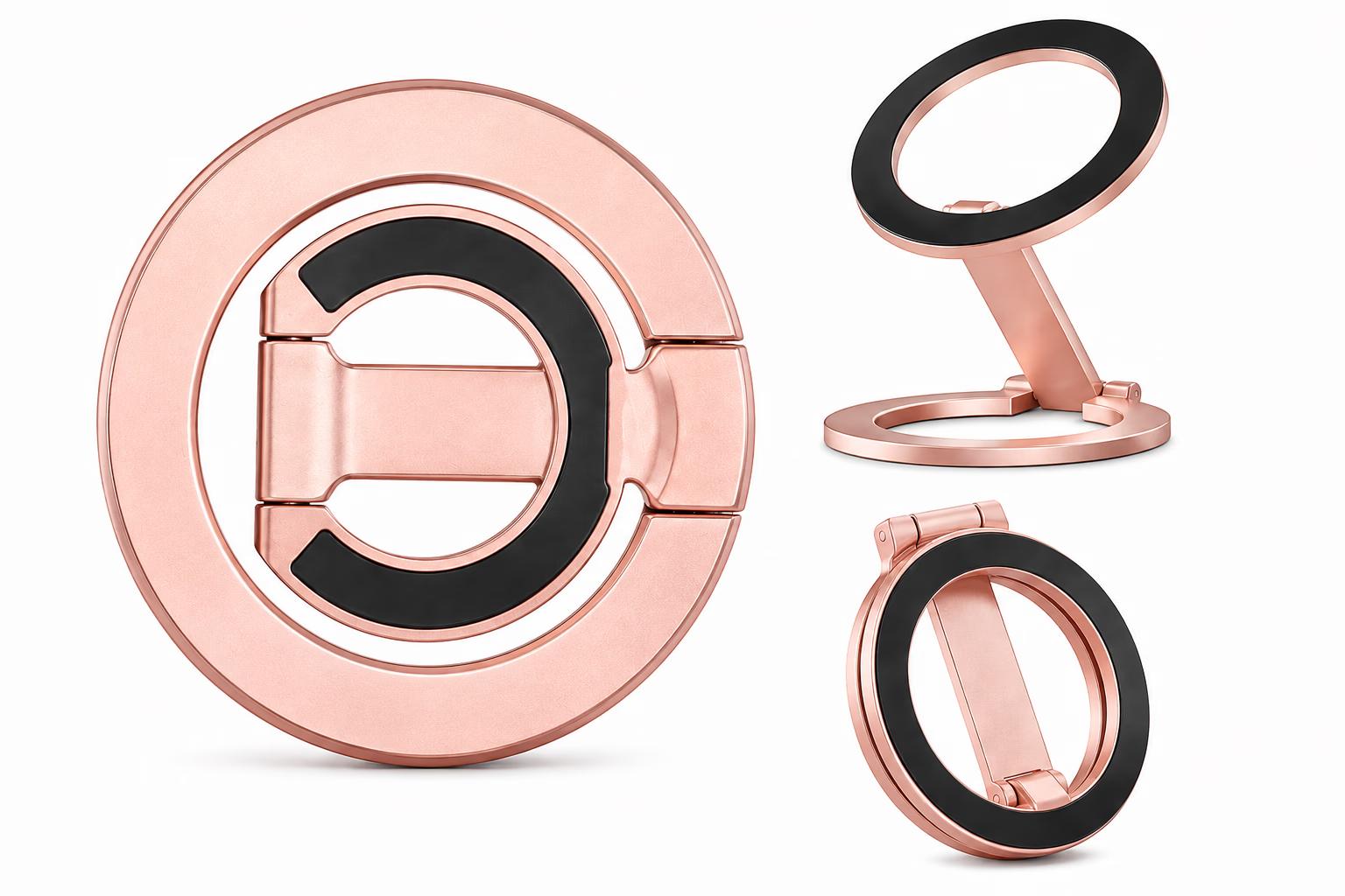 Magnetic Phone Ring Holder - Rose Gold