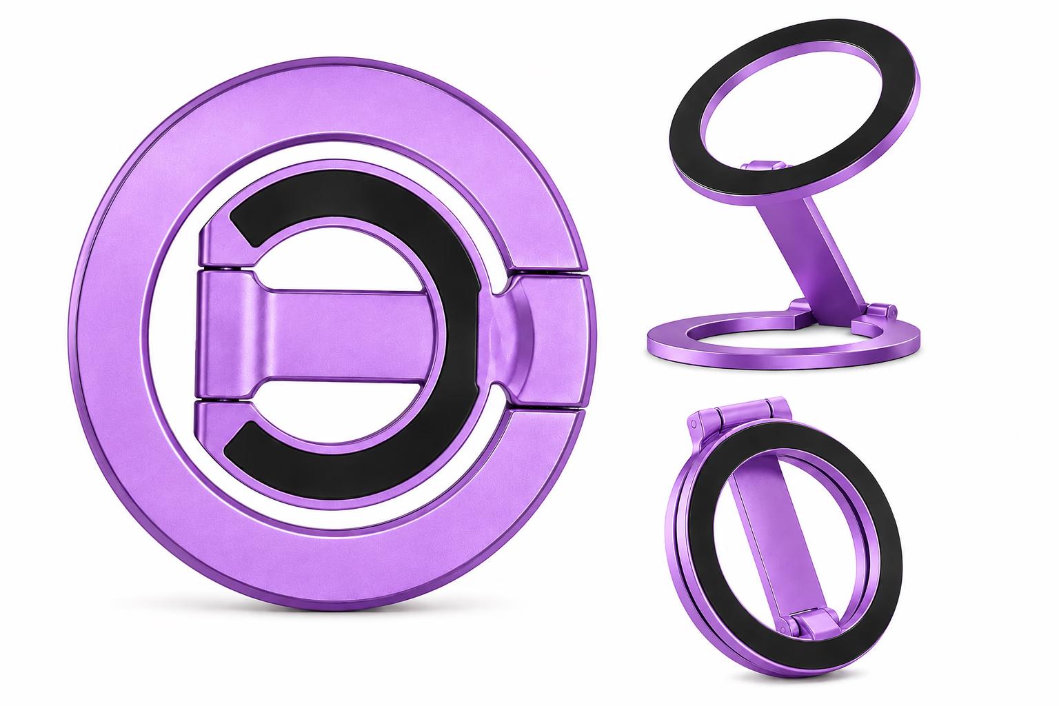 Magnetic Phone Ring Holder - Purple