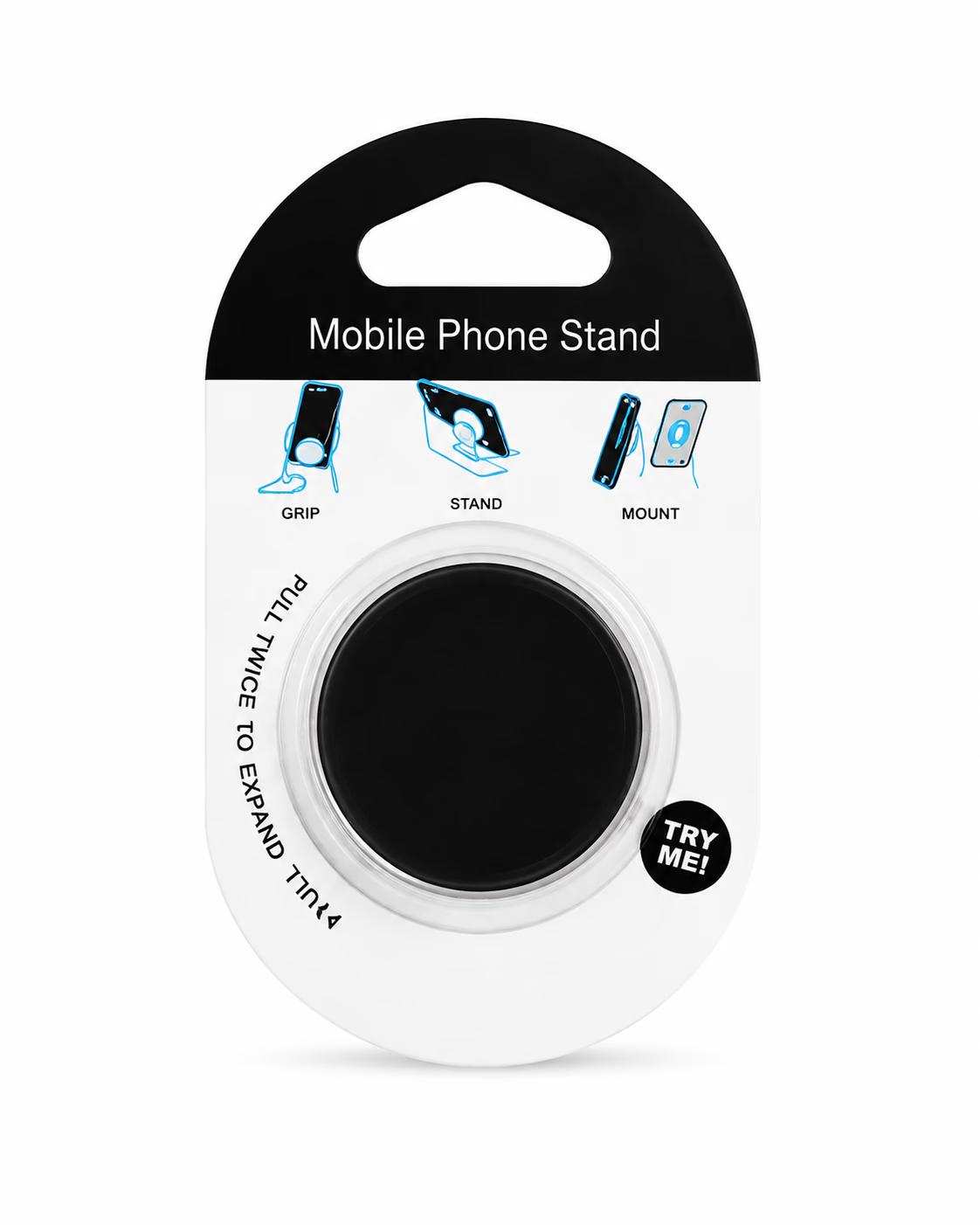 Magnetic Back Phone Holder -  Black