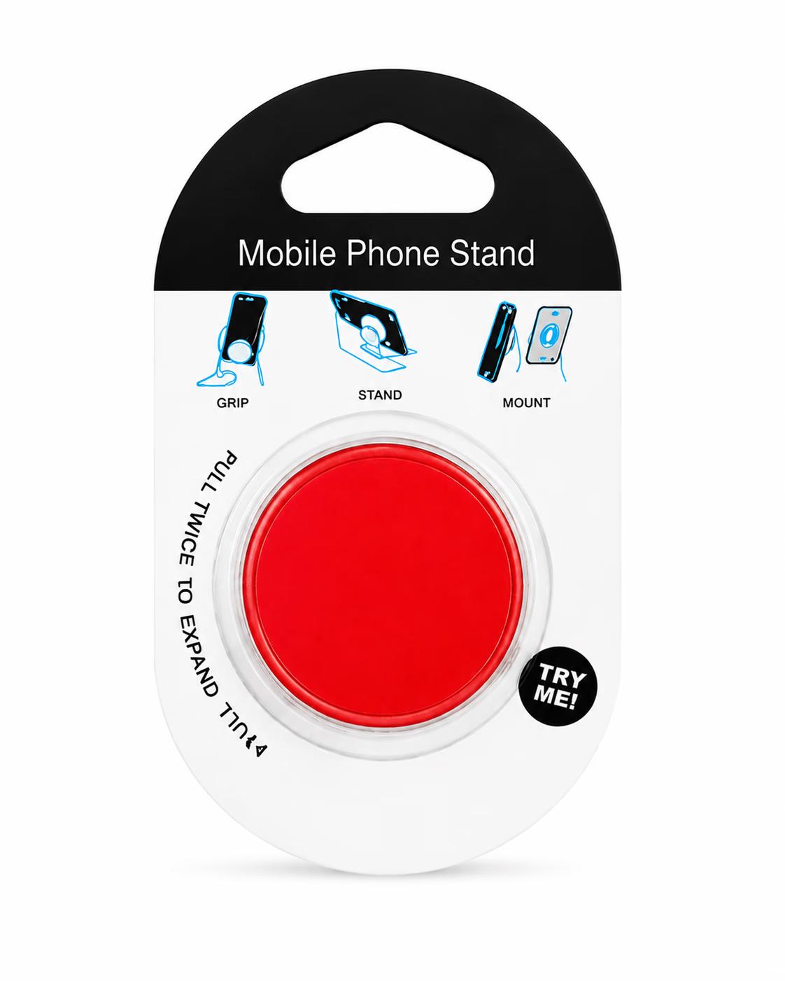 Magnetic Back Phone Holder -  Red