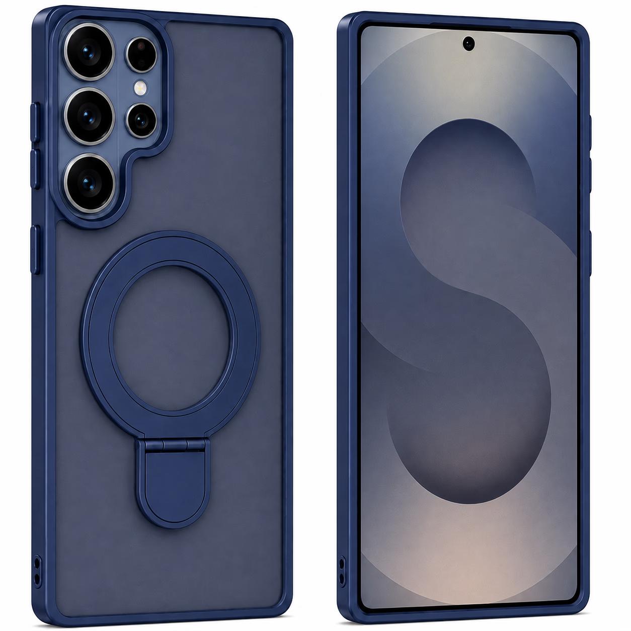 Samsung S23 Ultra - Frost MagStand - Navy Blue