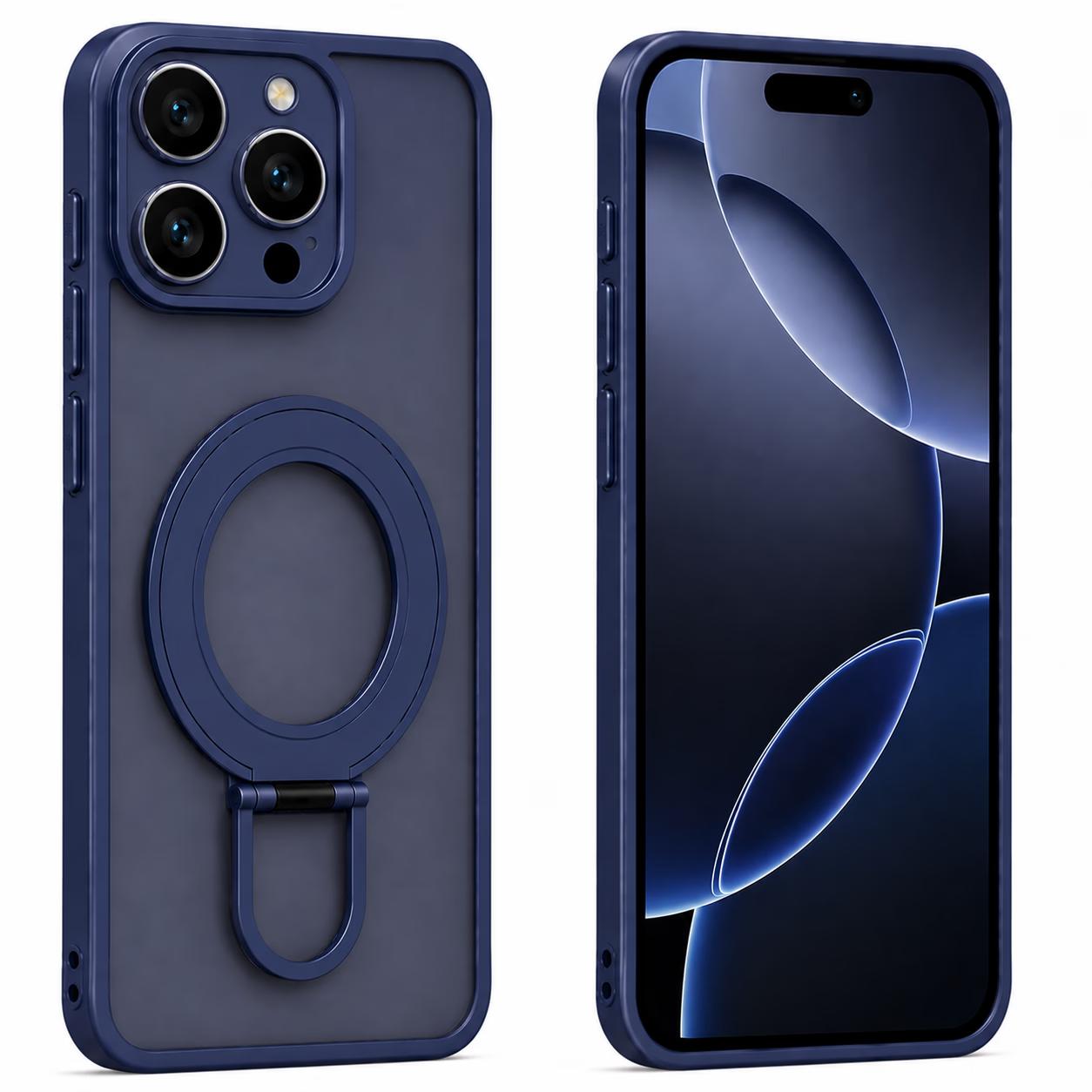 iPhone 14 Pro Max - Frost MagStand - Navy Blue