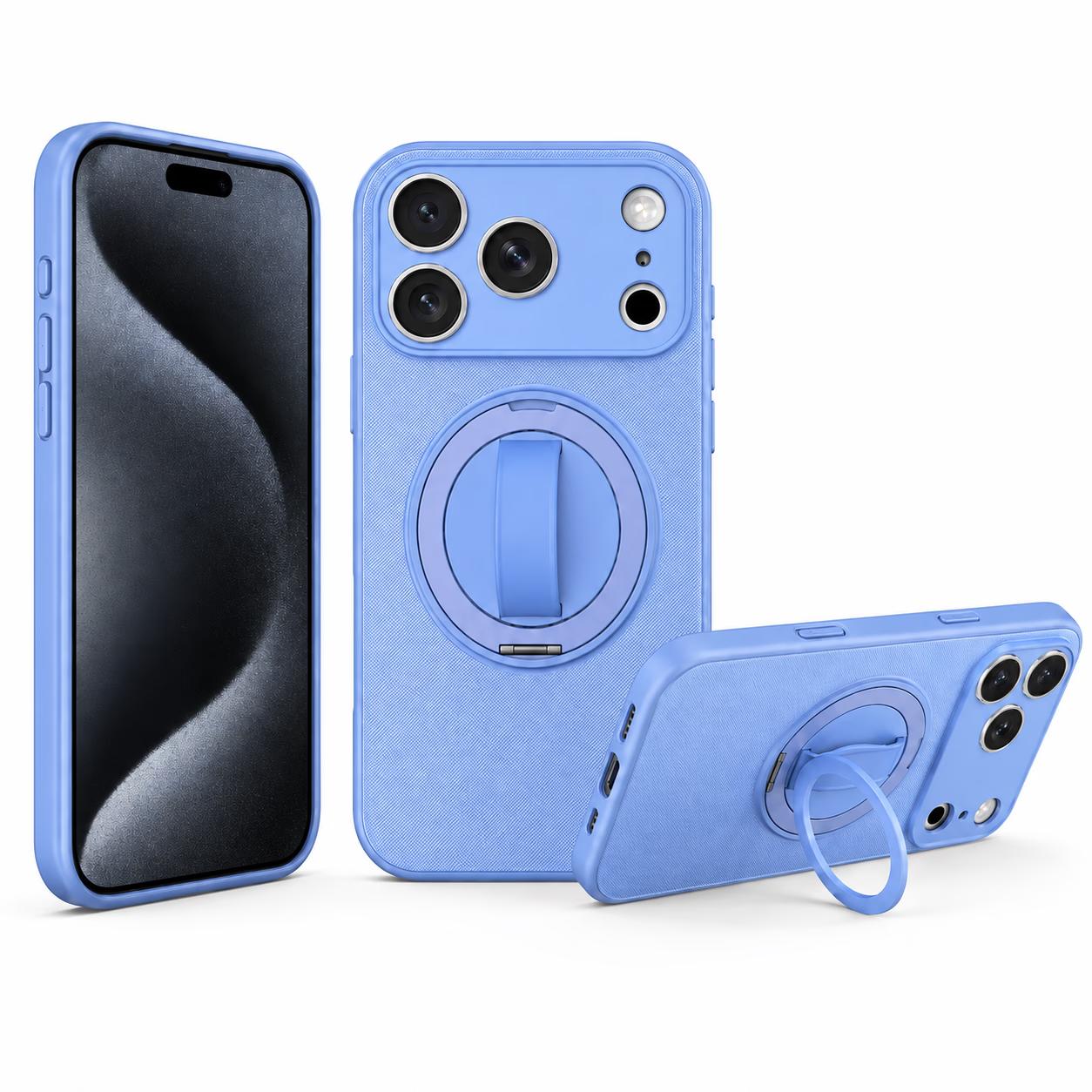 iPhone Duo - 360 Armor MagStand - Light Blue