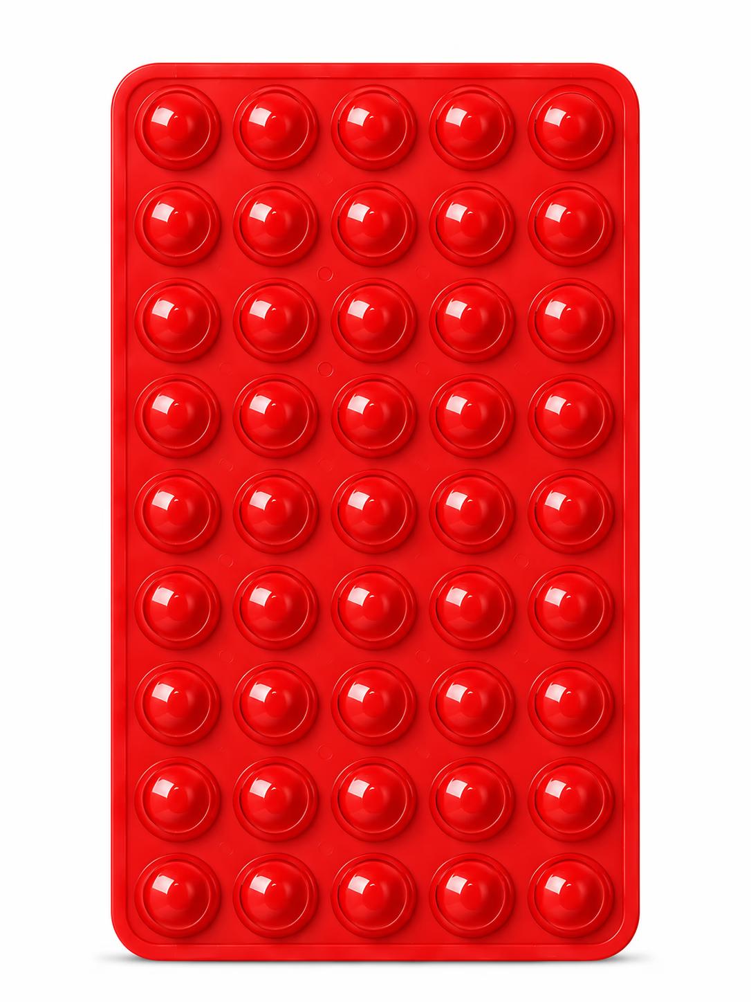 Suction Cup Grip - Multi-Surface Attachable - Red