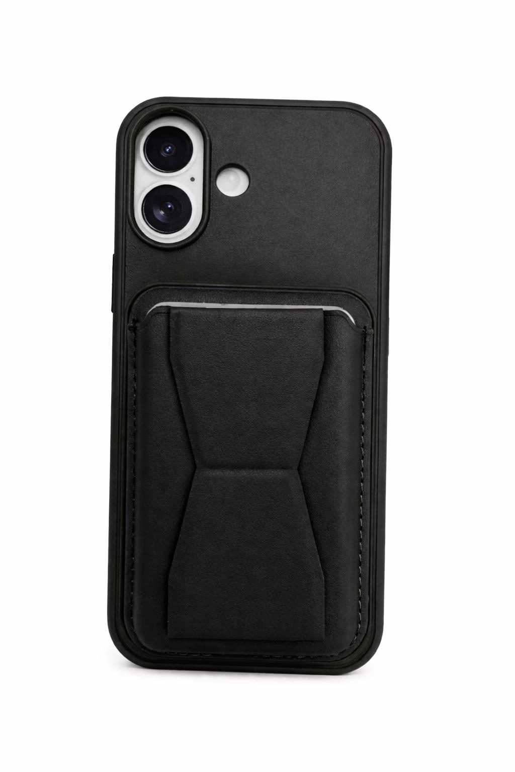iPhone 17 - GeoCard Stand Case - Black