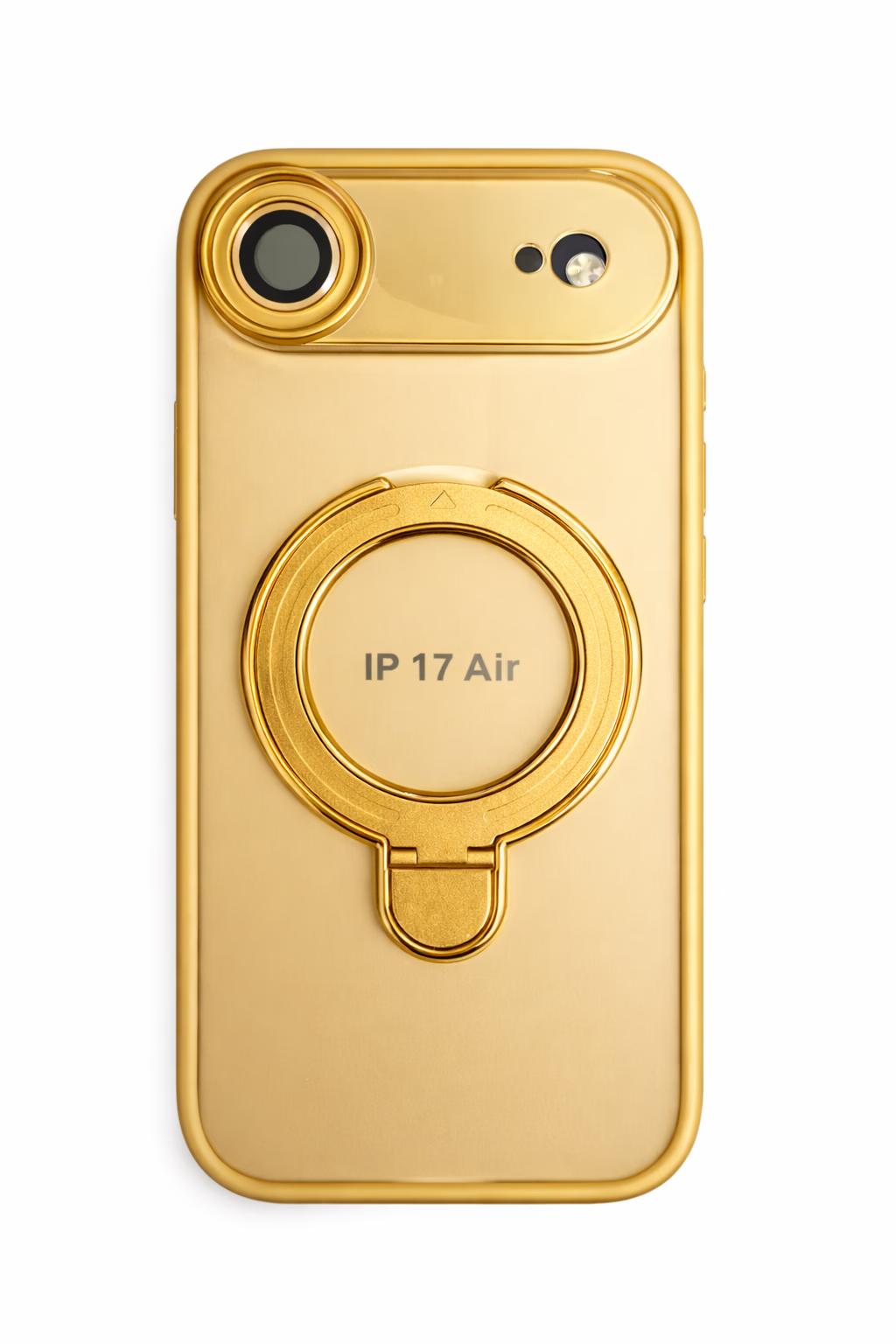 iPhone 17 Air - Shield MagStand w/ Lens - Gold