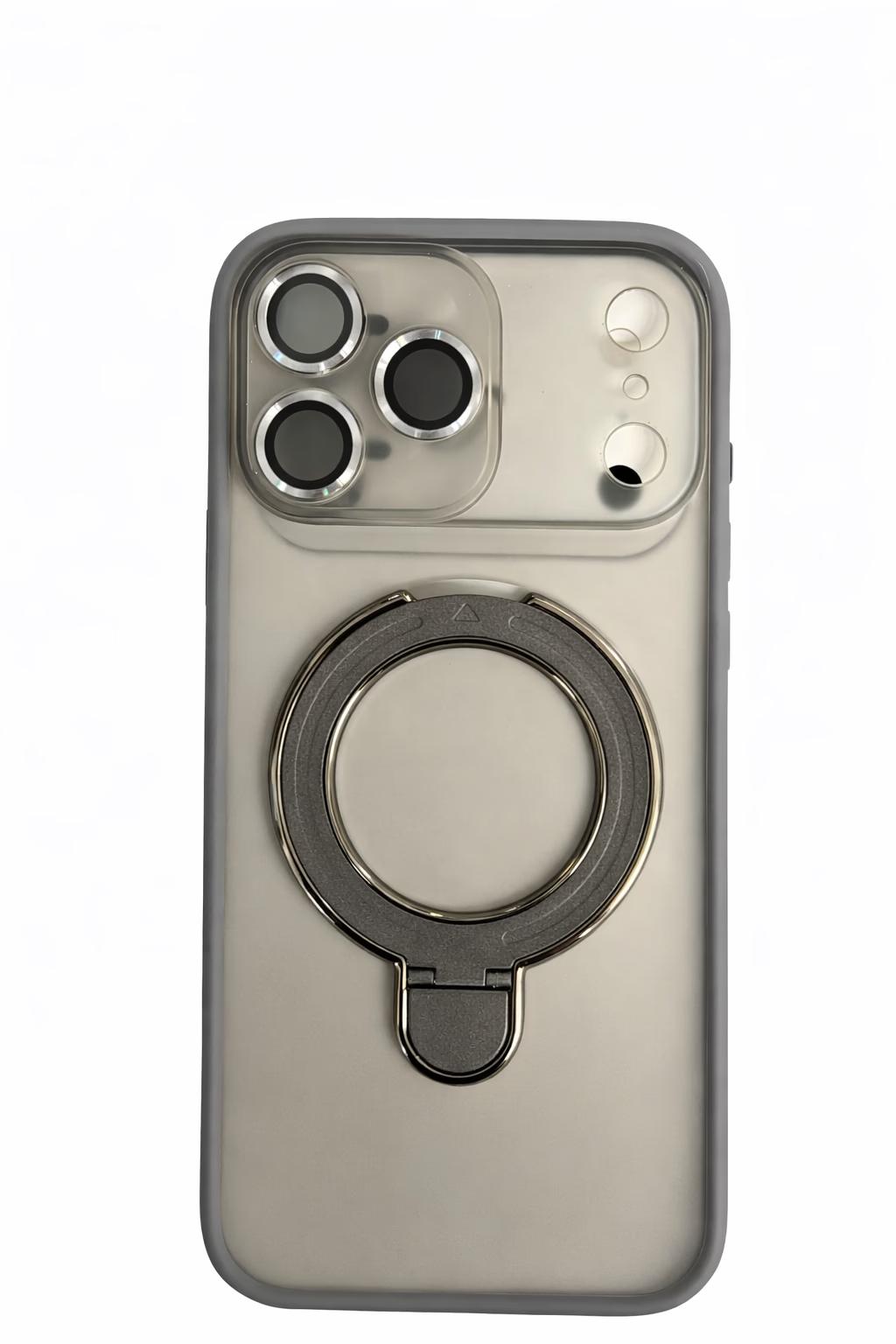 iPhone 17 Pro Max - Shield MagStand w/ Lens - Grey