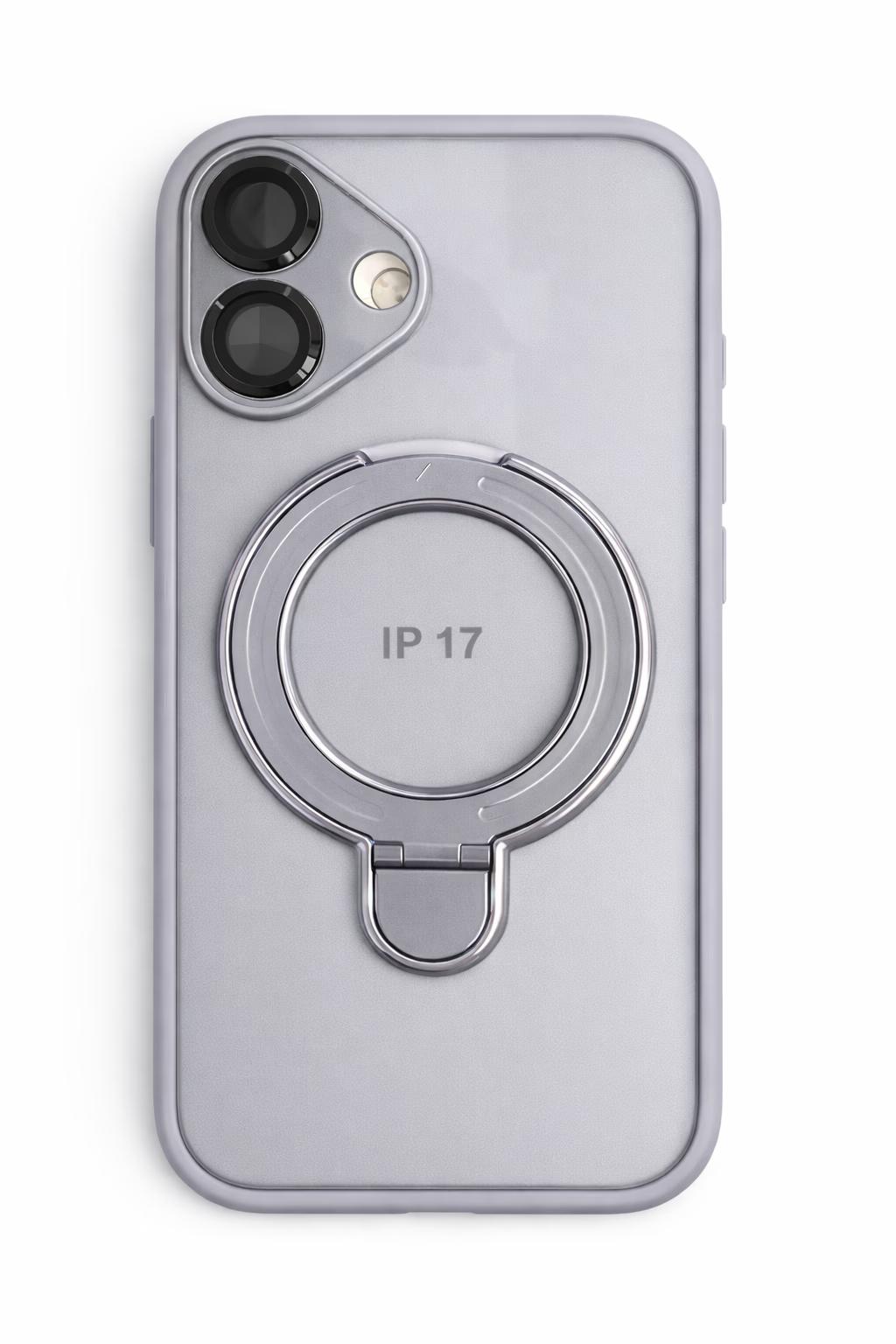 iPhone 17 - Shield MagStand w/ Lens - Grey