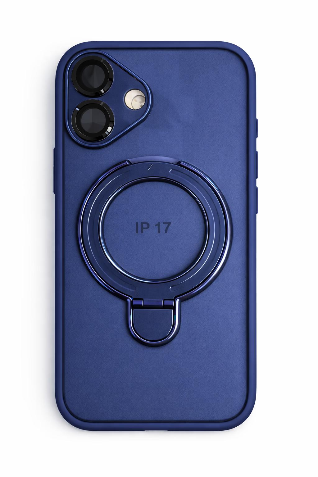 iPhone 17 - Shield MagStand w/ Lens - Navy Blue