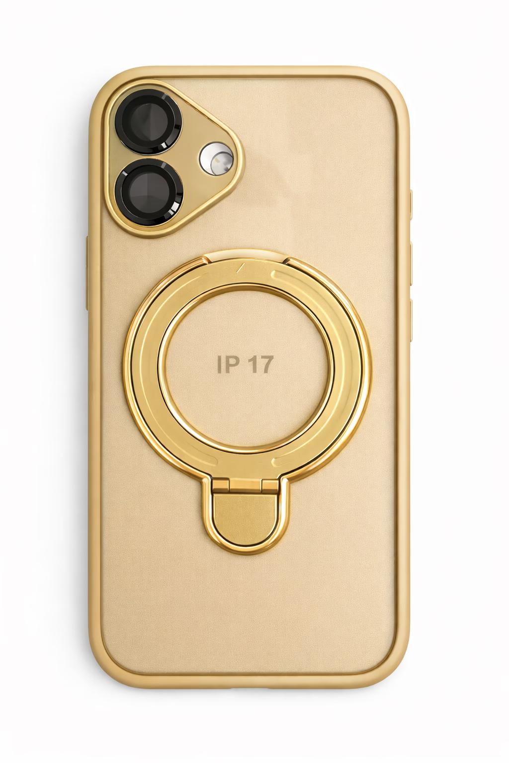 iPhone 17 - Shield MagStand w/ Lens - Gold