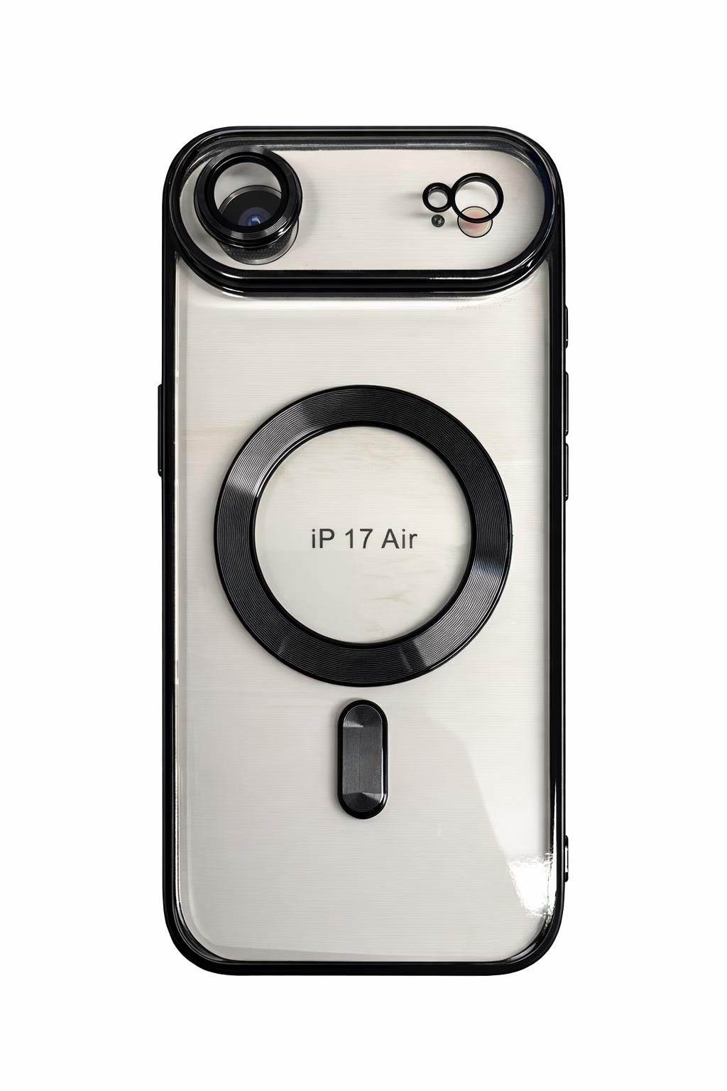 iPhone 17 Air - Chrome Magsafe + Lens - Black