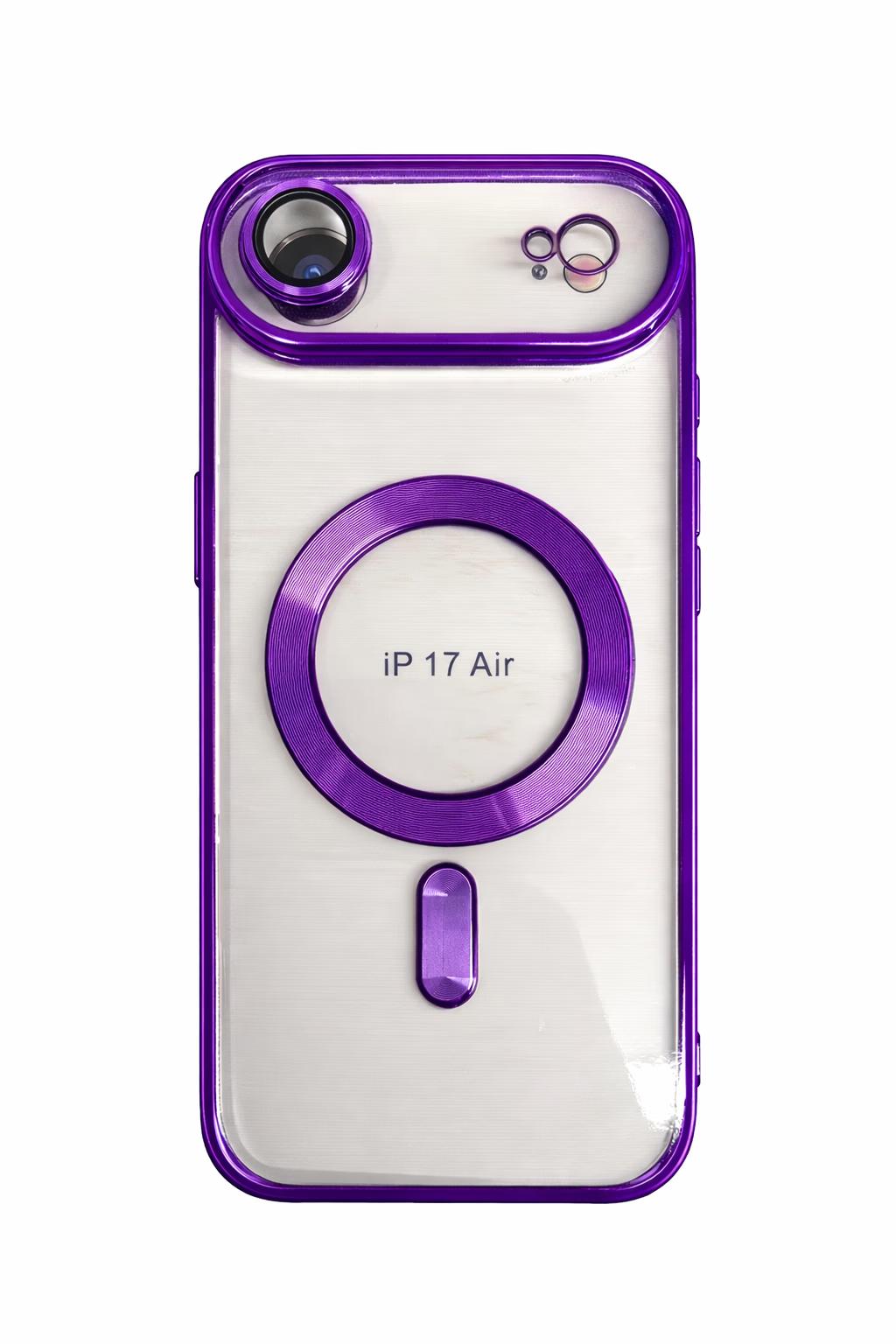 iPhone 17 Air - Chrome Magsafe + Lens - Purple