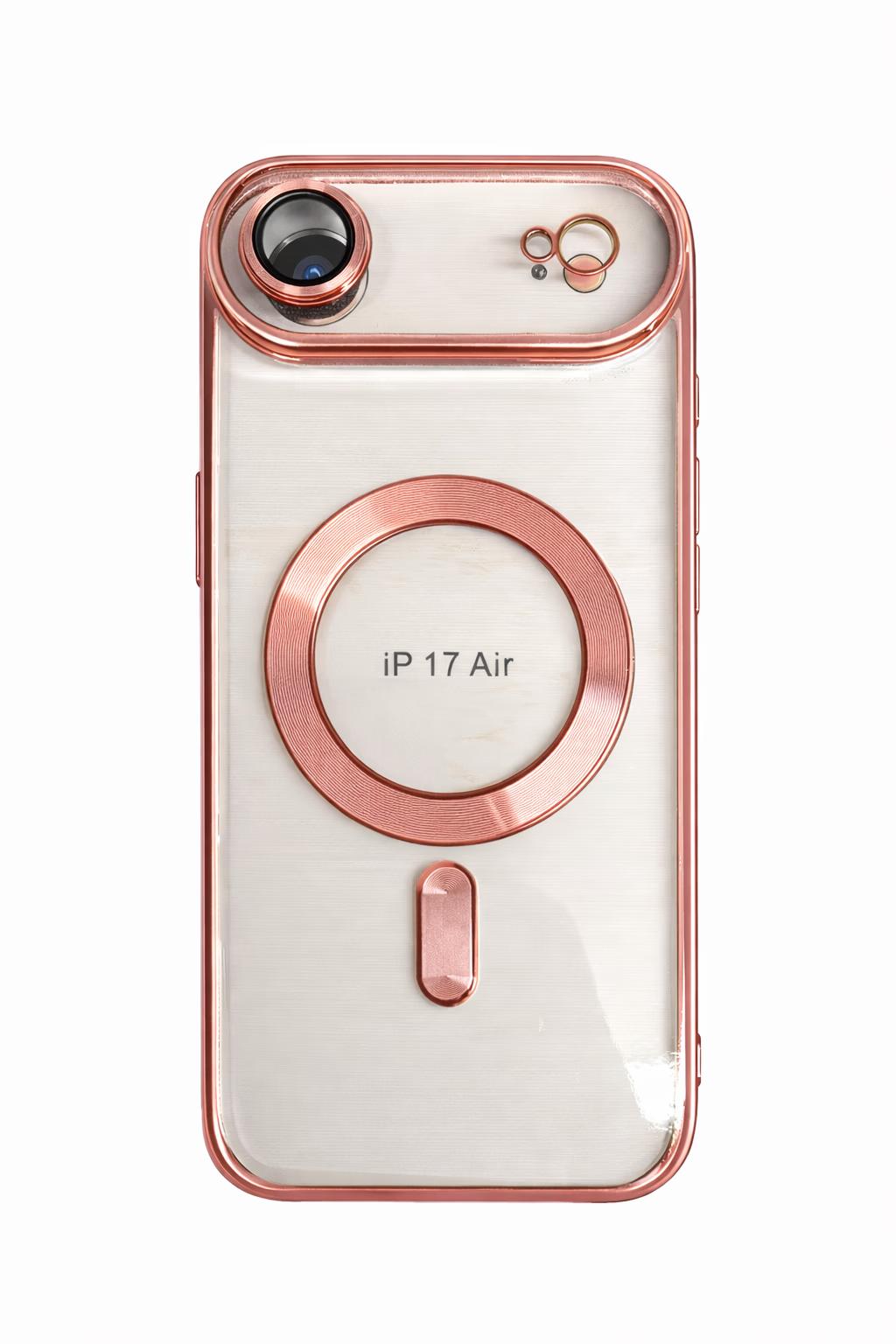 iPhone 17 Air - Chrome Magsafe + Lens - Rose Gold