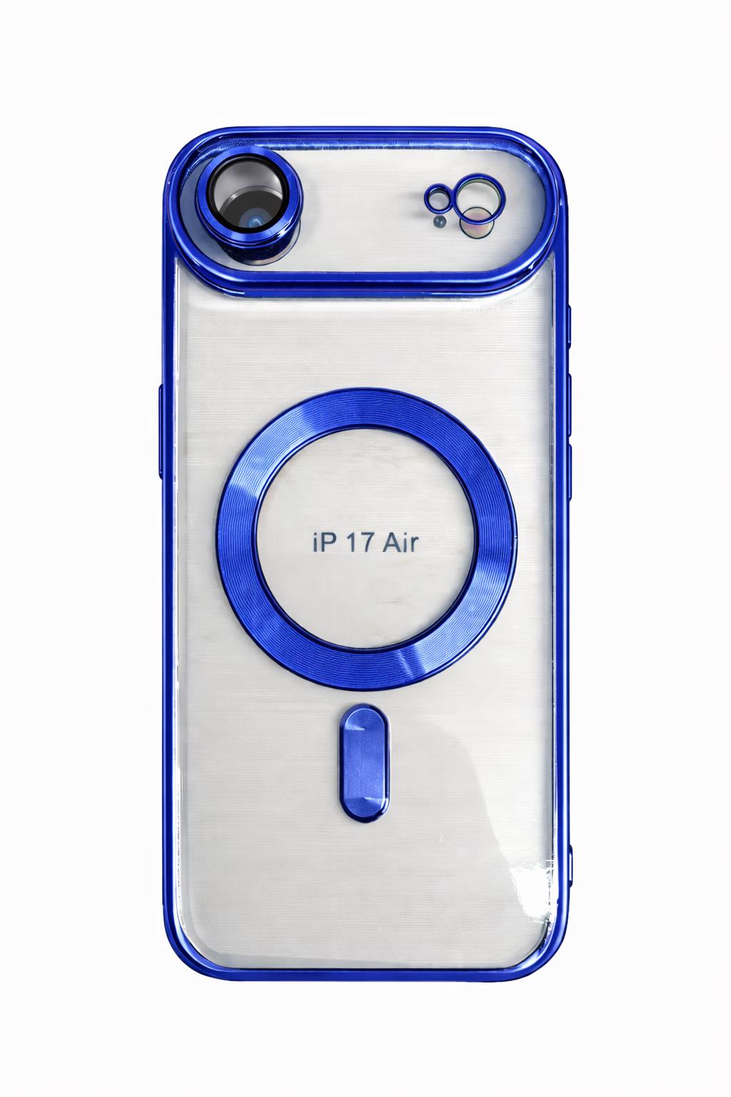 iPhone 17 Air - Chrome Magsafe + Lens - Blue