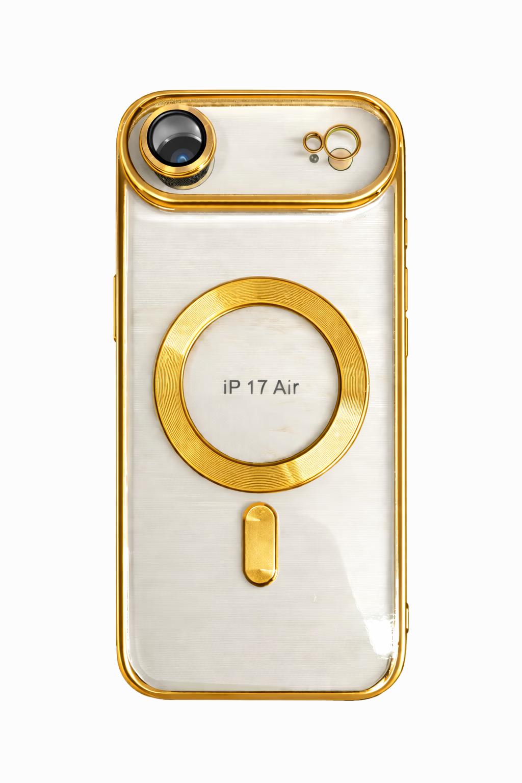iPhone 17 Air - Chrome Magsafe + Lens - Gold