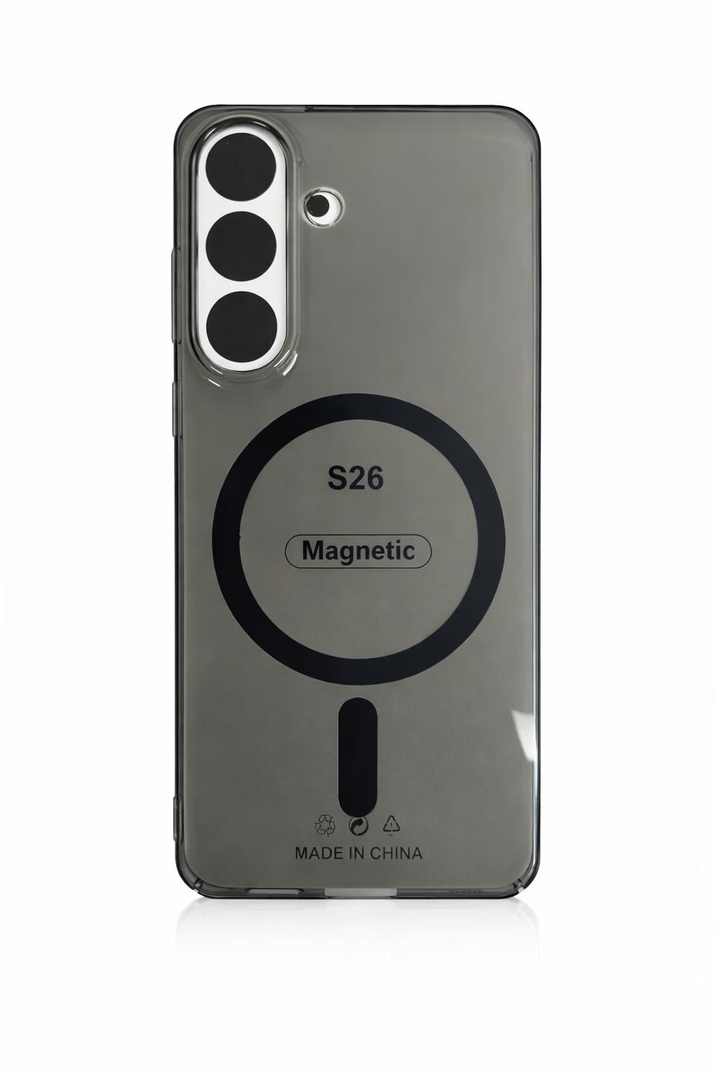 Samsung S26 Plus - Crystal MagSafe Case - Black