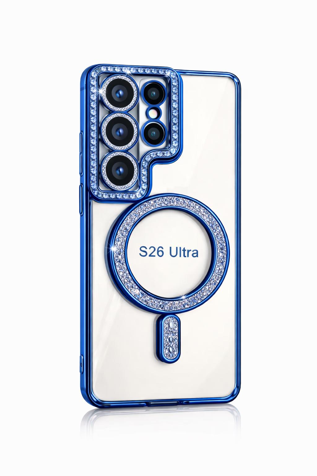 Samsung S26U - Bling Magsafe + Lens Protection - Blue