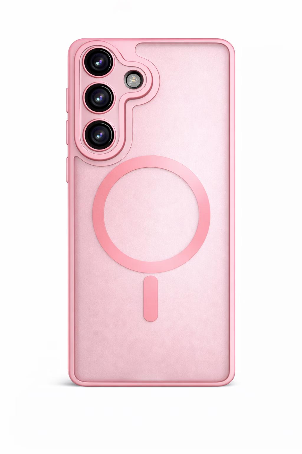 Samsung S26 - Smoke MagSafe - Baby Pink