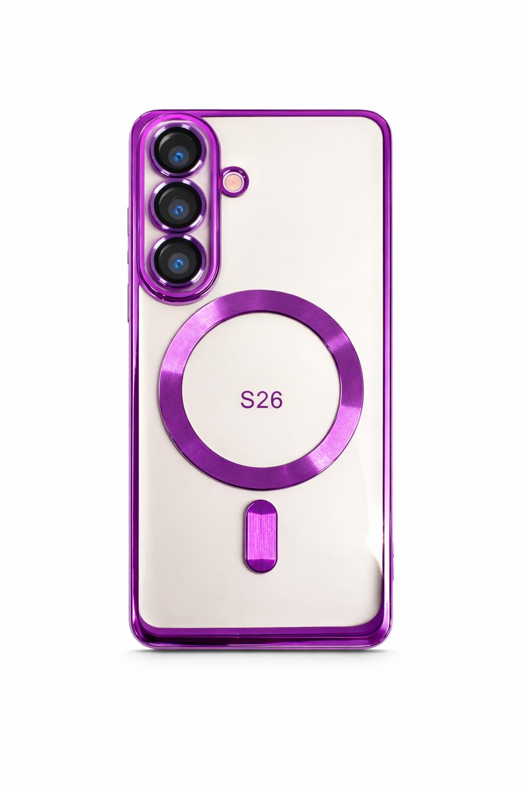 Samsung S26 - Chrome Magsafe + Lens - Purple